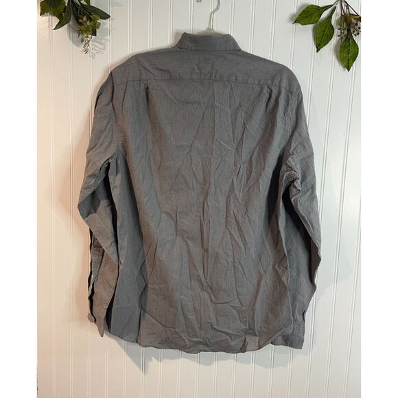 J.Crew Flex Washed Classic Fit Button-Up Shirt Gray M - Picture 2 of 13